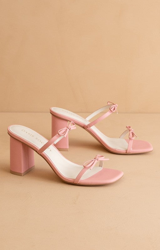 The Bow Fairy Square Heels