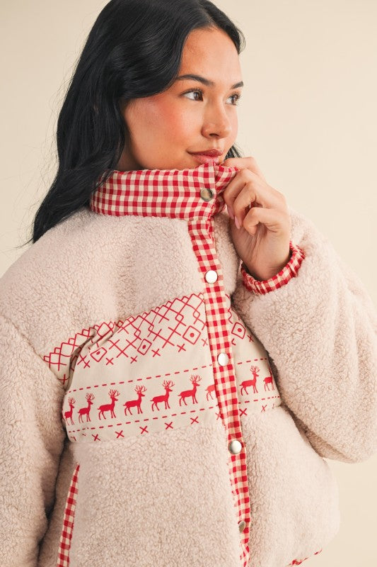 Holiday Princess Sherpa Jacket October