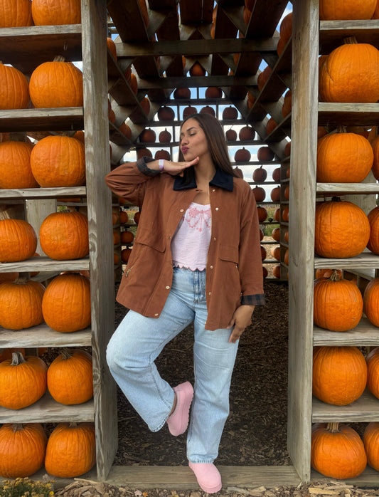 Pink City Clog Cozy Slippers Size Down