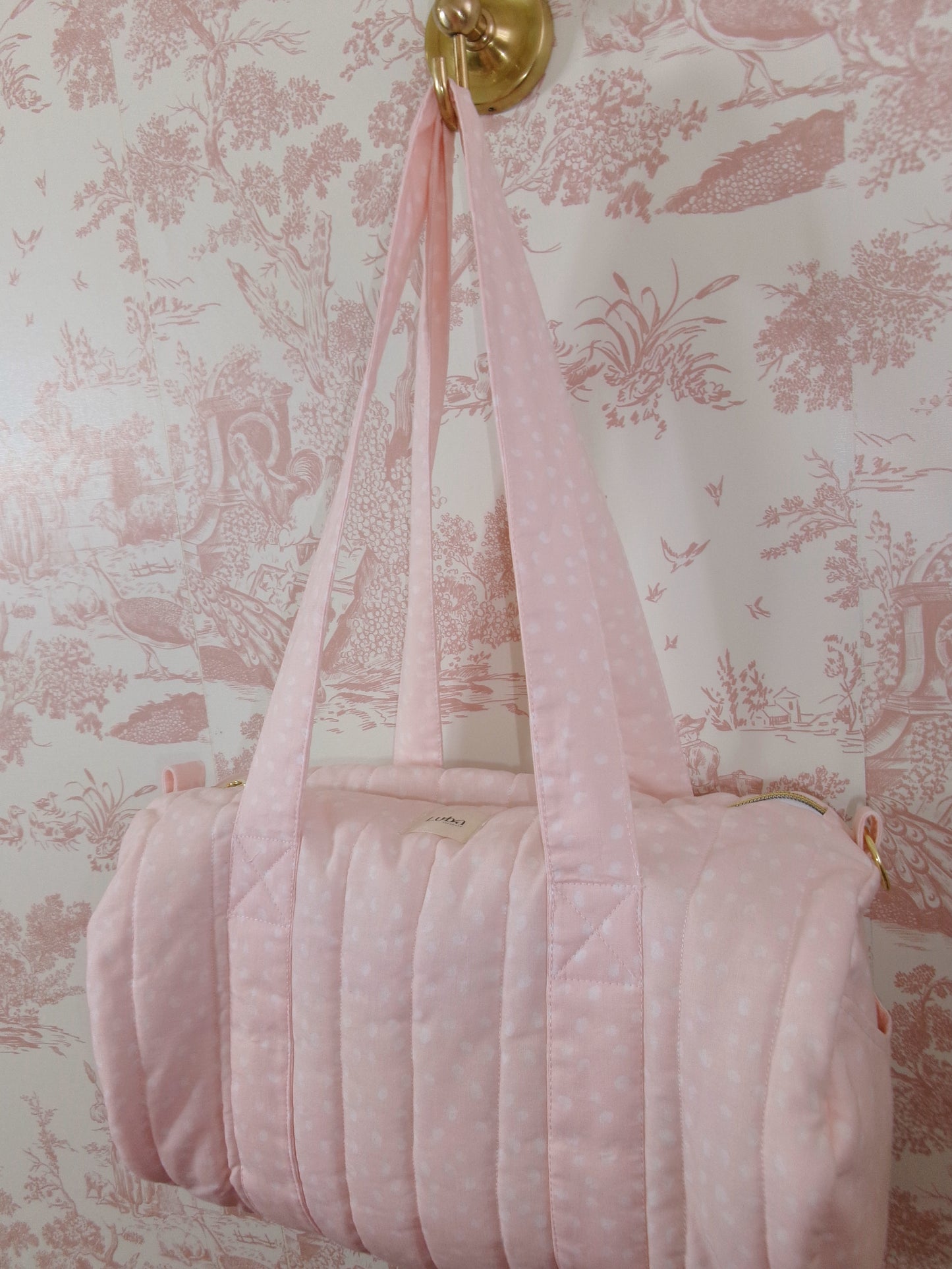 Sugar Plum Fairy Polka Dots Duffel Bag