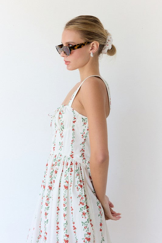 Mia Cara Floral Cotton Dress