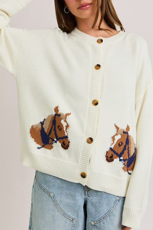 My little pony cotton oversized cardigan