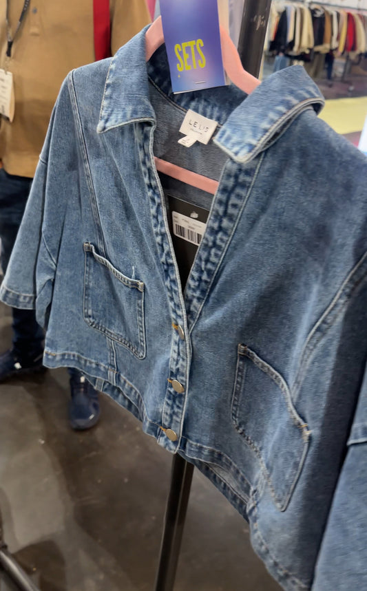 Denim Set Top And Skort January