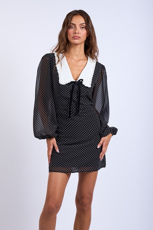Lady Dots Mini Dress