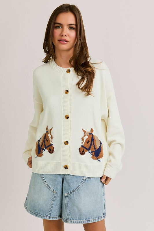 My little pony cotton oversized cardigan