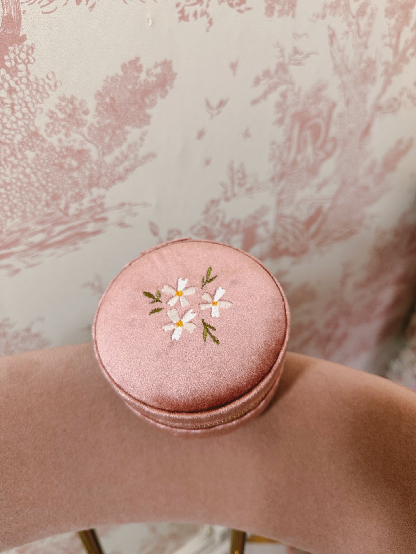 The Treasure Aboard Jewelry Case Velvet Pink