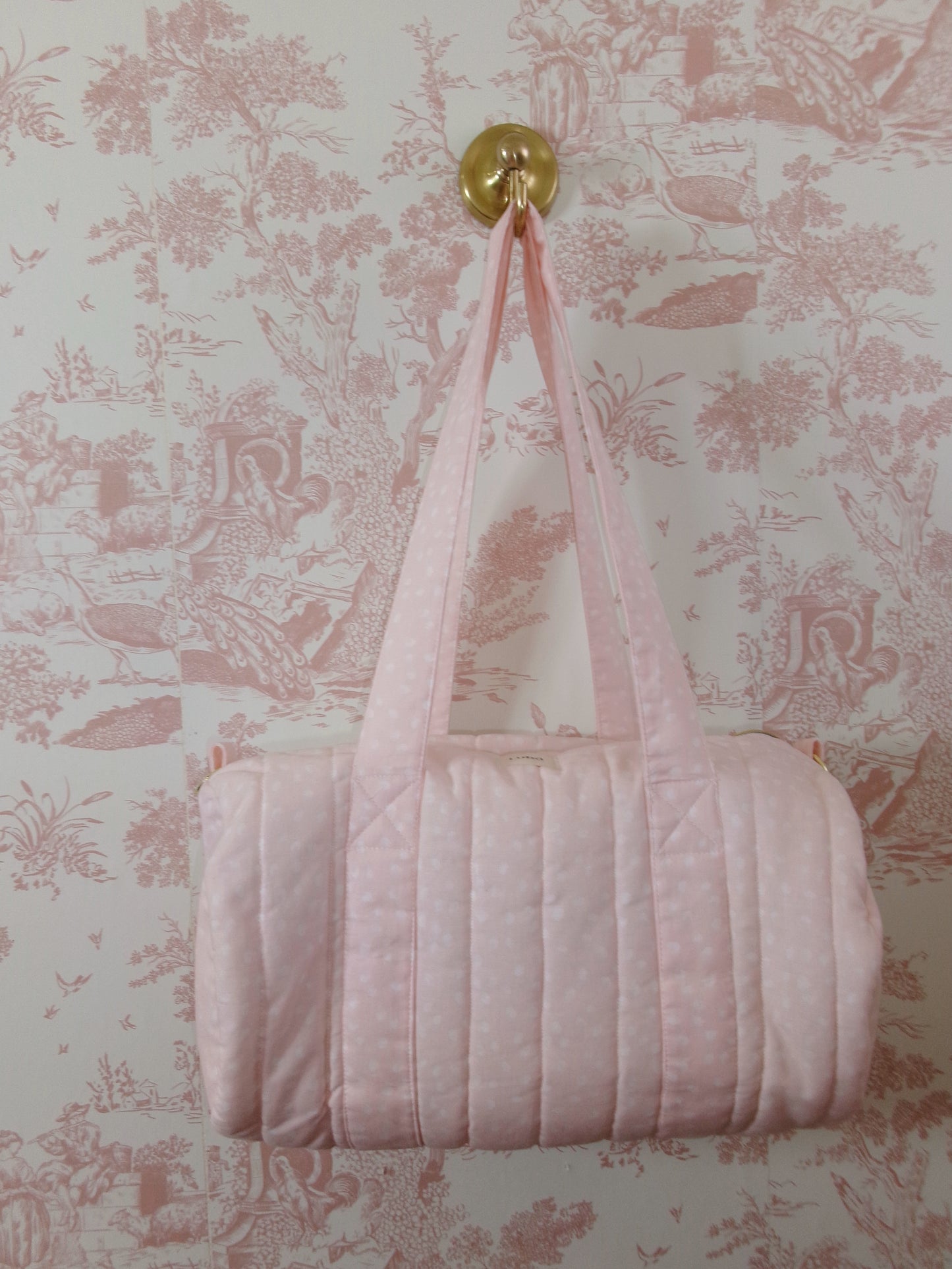 Sugar Plum Fairy Polka Dots Duffel Bag