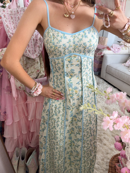 Belle Fleur Cotton Maxi dress