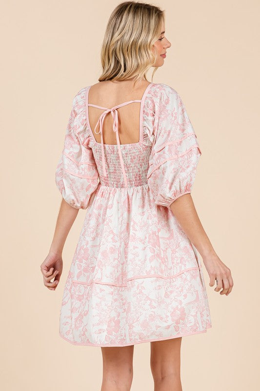 The Shabby Lady Pink Cotton Dress