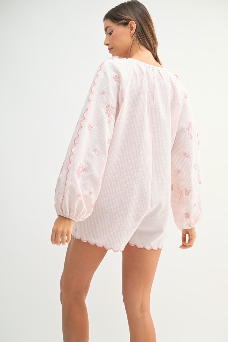 The Gregoria Embroidery Romper