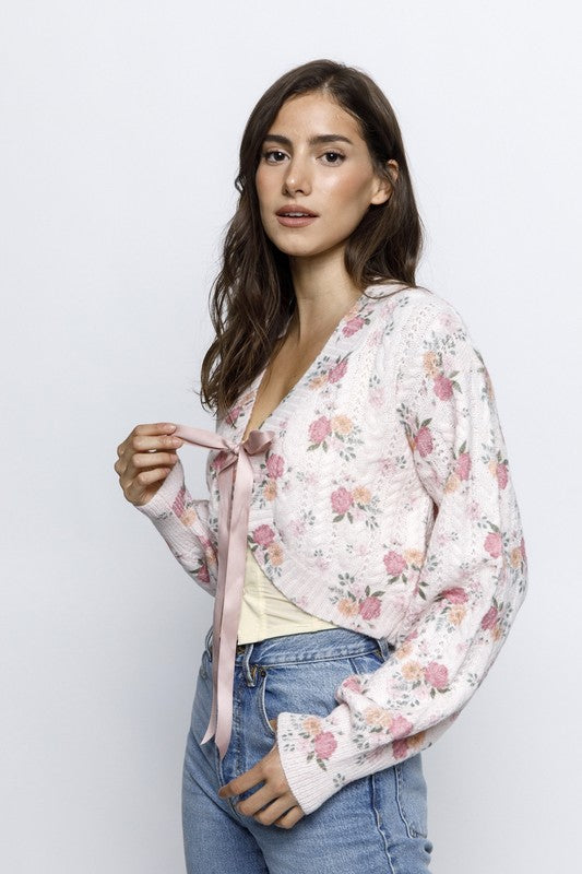 Florette Oversized Cropped Cardigan