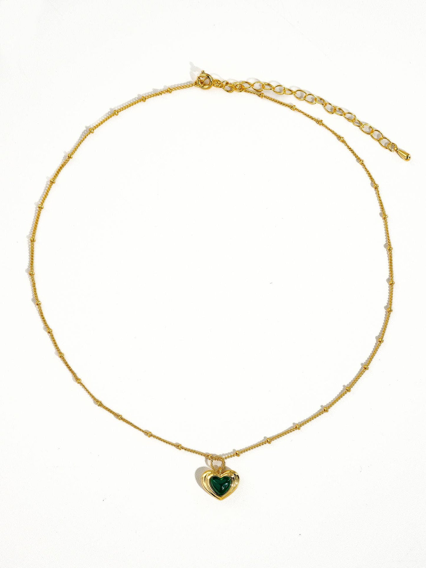 Emerald City 18K Gold Plated Petite Heart Necklace