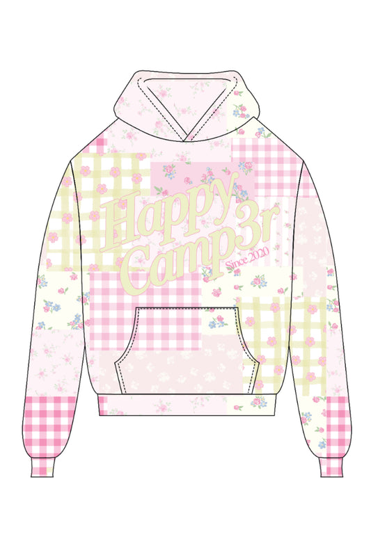 Happy Camp3r Patchwork Hoodie April
