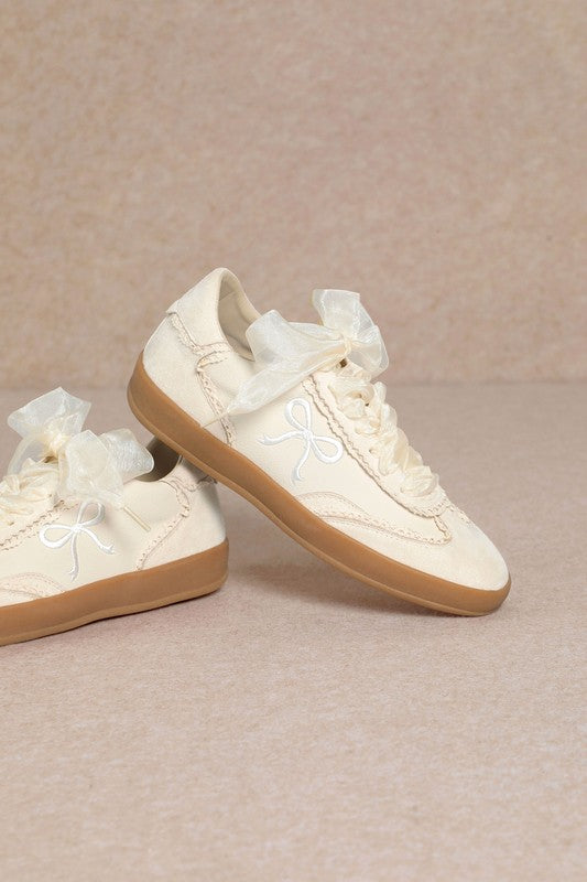 Bowsie Ivory Embroidery Shoes