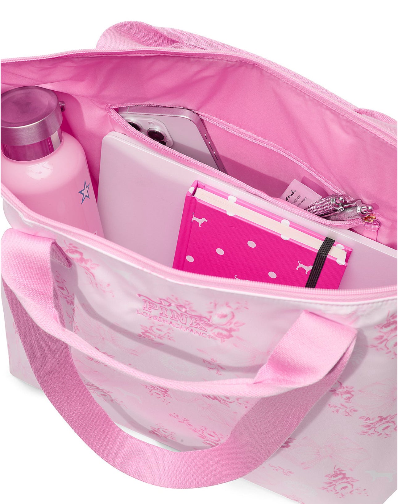 Love Shack Fancy X Pink Large Tote Freebie For Orders $300+
