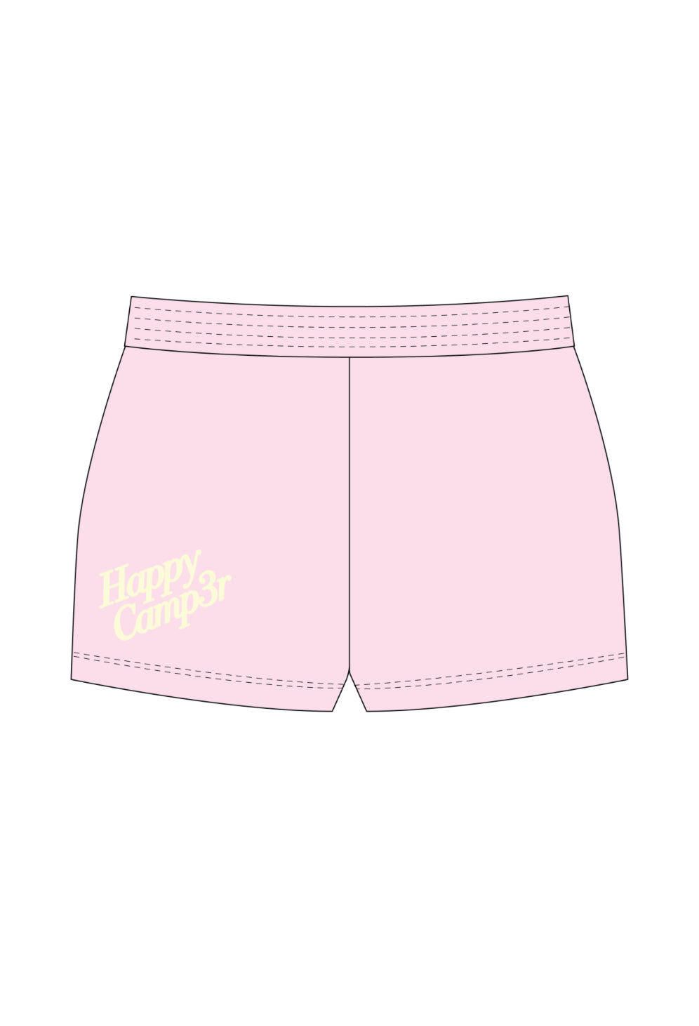 Happy Camp3r Pink Shorts April