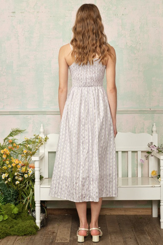Matilda Lilac Stripe Dress