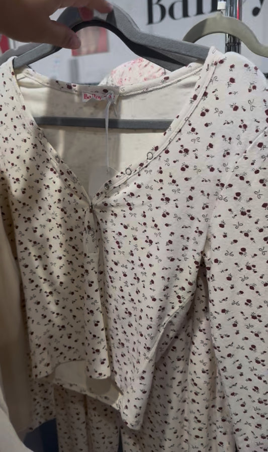 Cream Dainty Top December