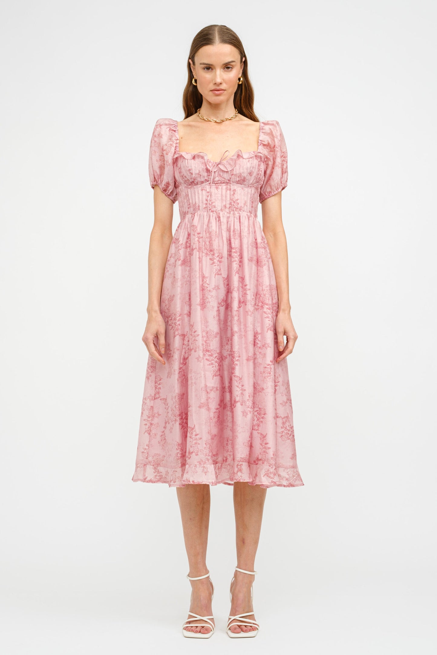 The Anastasia Floral Midi Dress