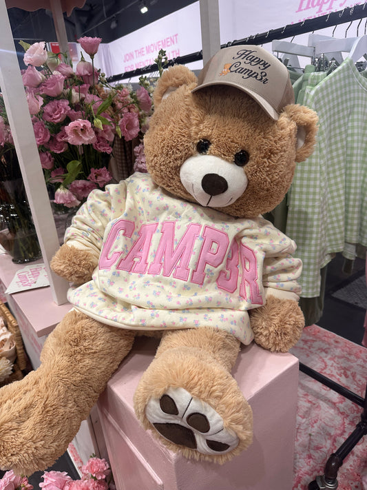 Happy Camp3r Floral Banana Mockneck April