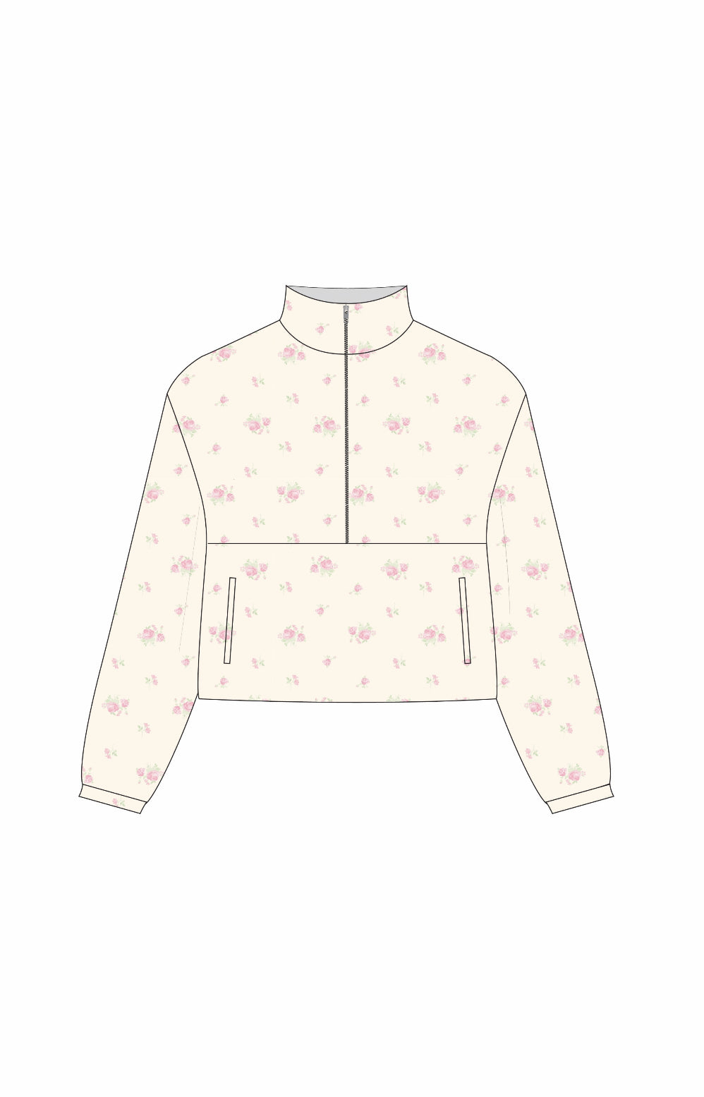 Buttercream Delights Rose Petals Pullover