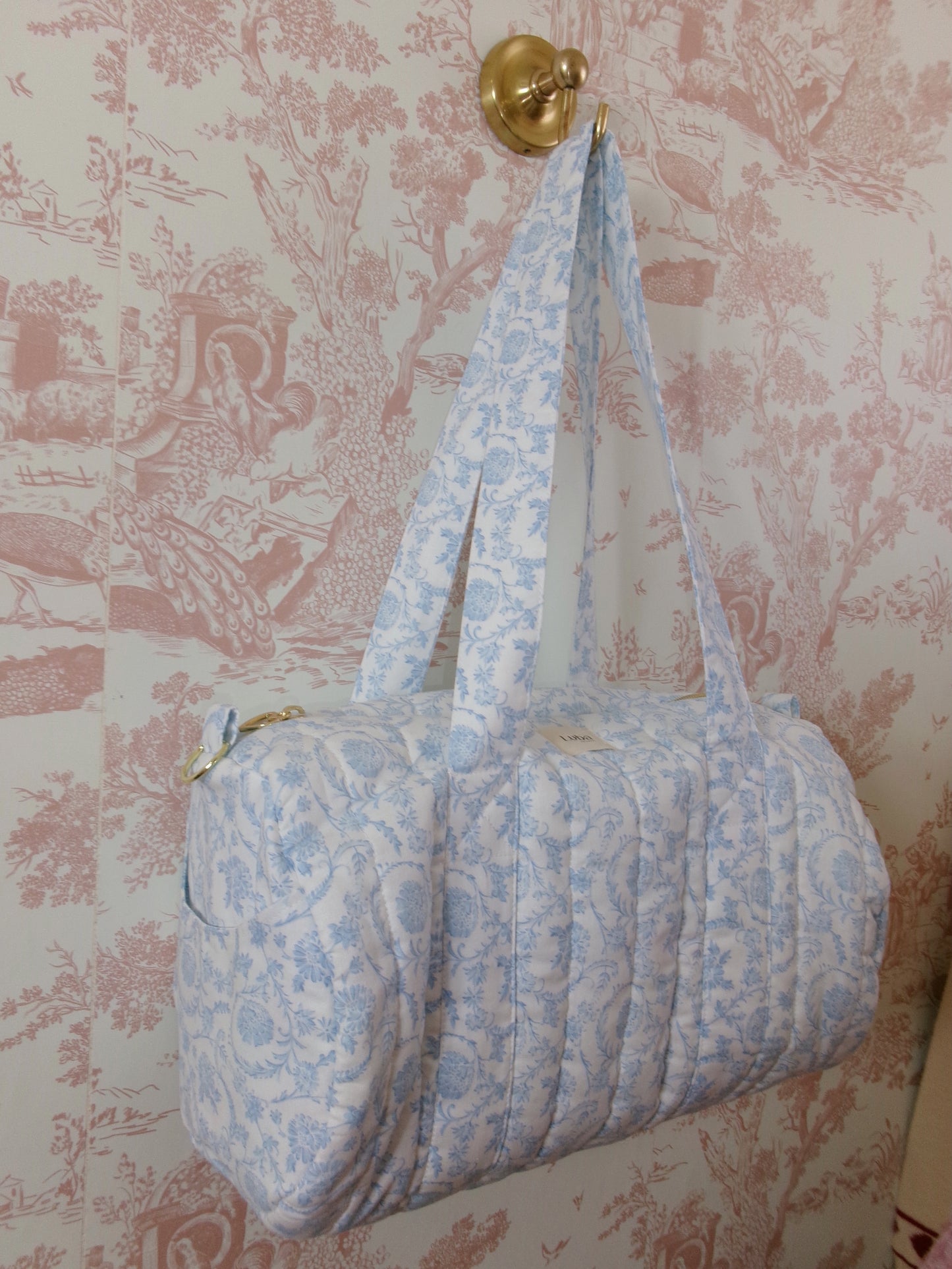 The Sleeping Beauty Blue Duffel Bag