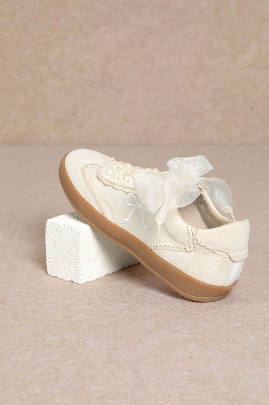 Bowsie Ivory Embroidery Shoes