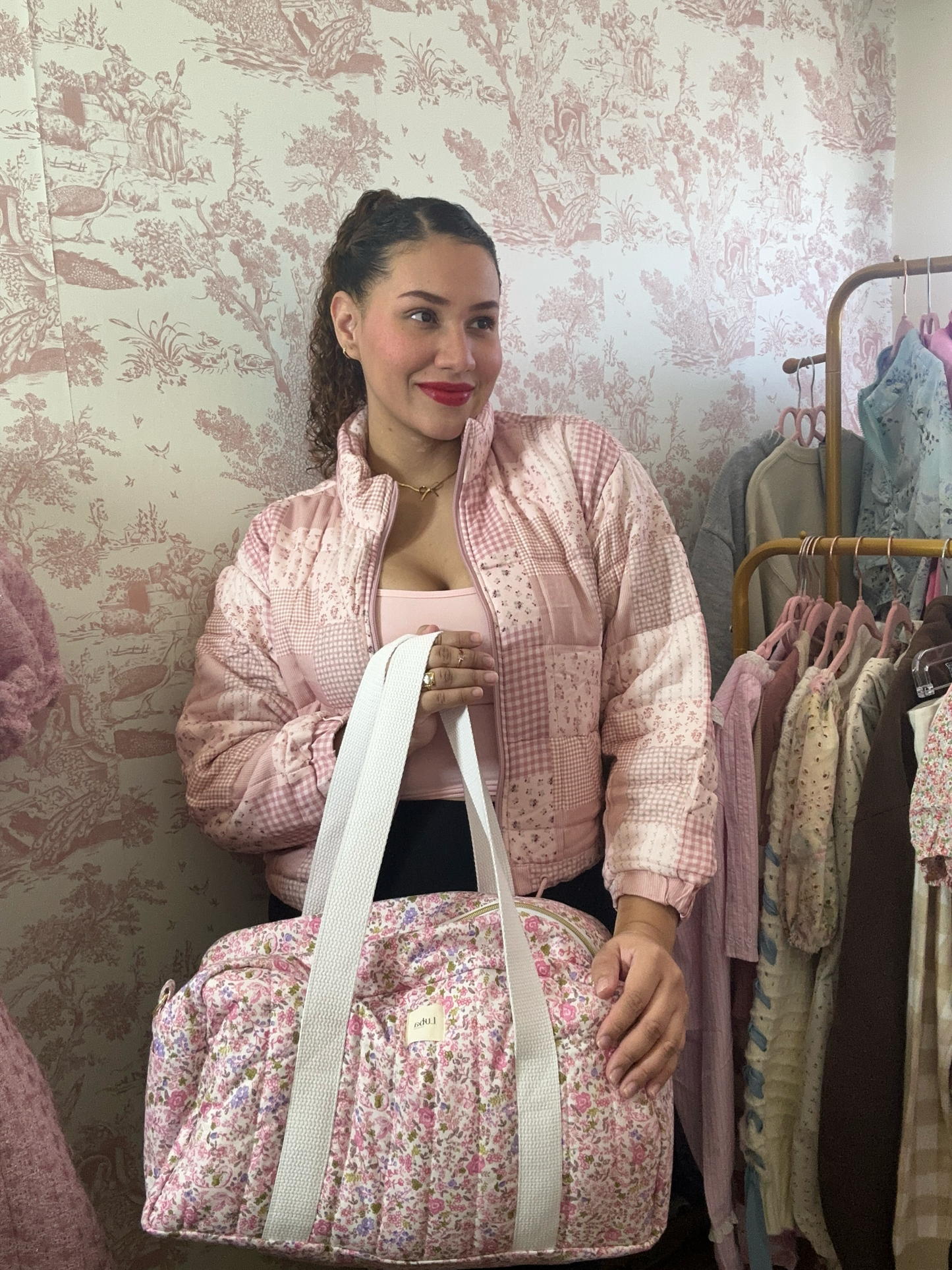 The Rite Of Spring Floral Weekender Bag