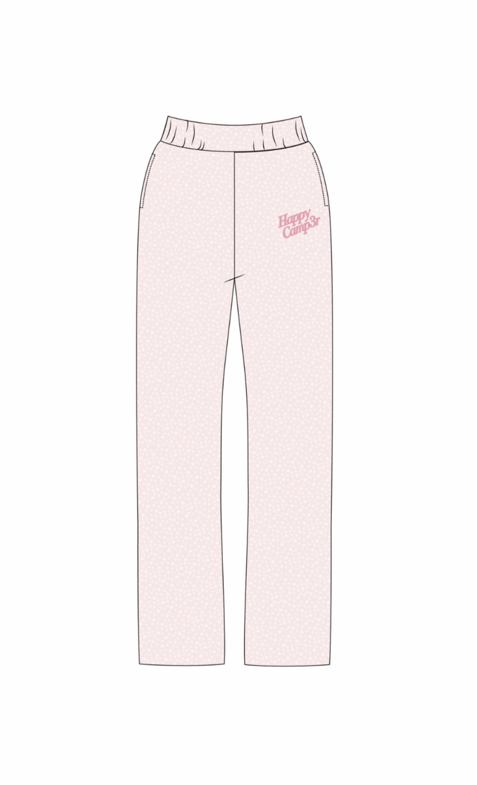 Sweet Dreams Happy Camp3r Pink Sweatpants