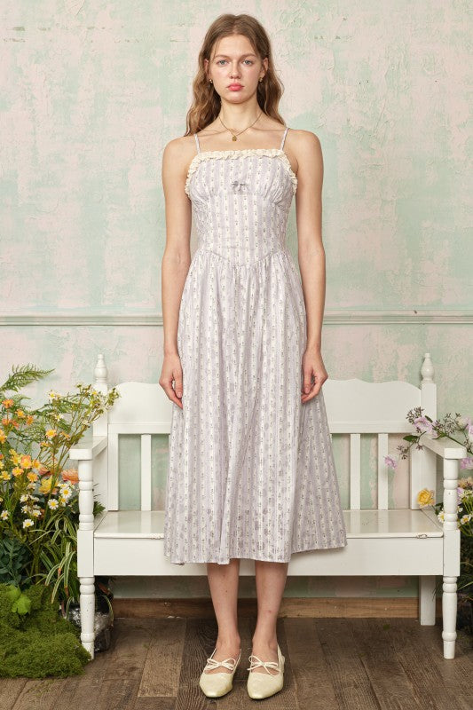Matilda Lilac Stripe Dress