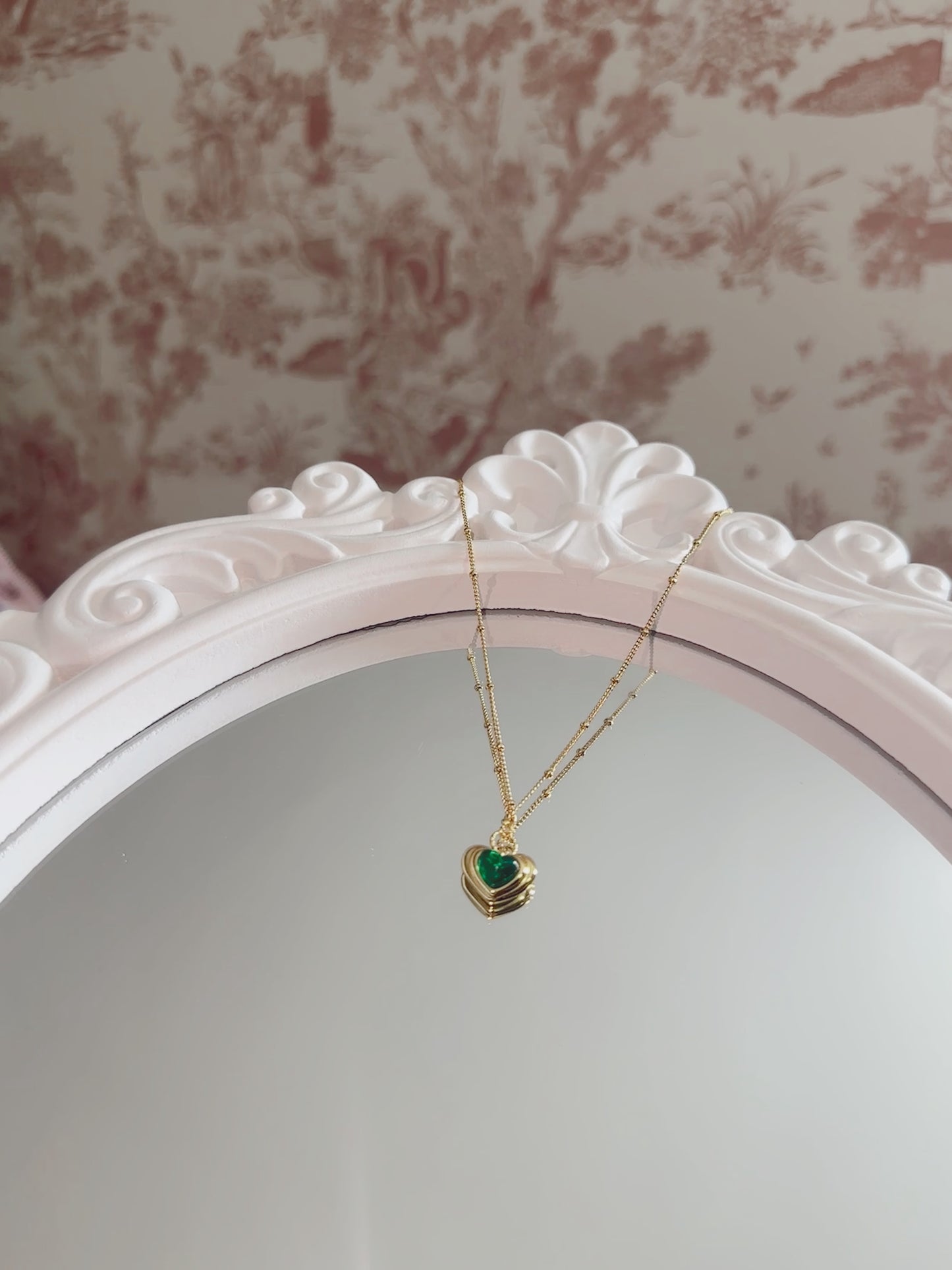 Emerald City 18K Gold Plated Petite Heart Necklace