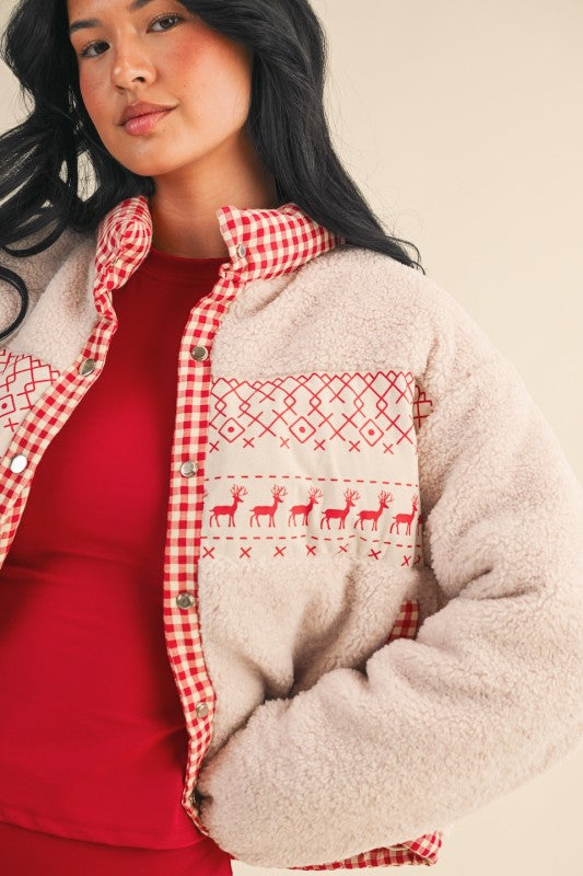 Holiday Princess Sherpa Jacket October