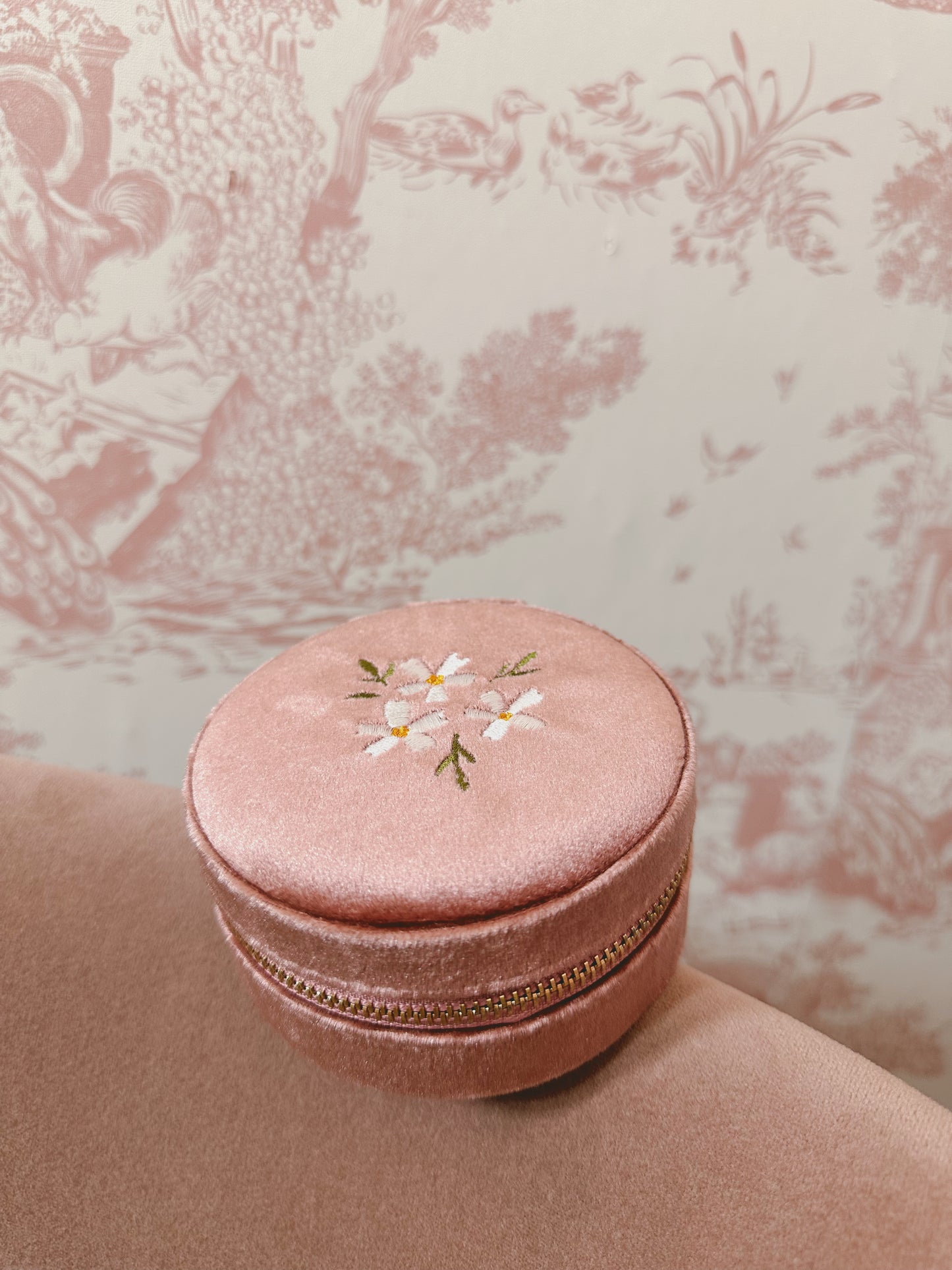 The Treasure Aboard Jewelry Case Velvet Pink