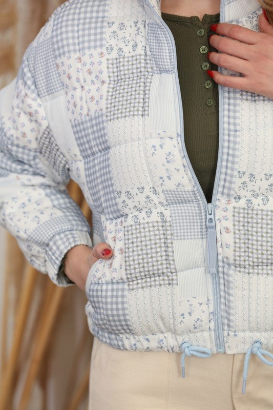 The Blue Dynasty Quilted Jacket