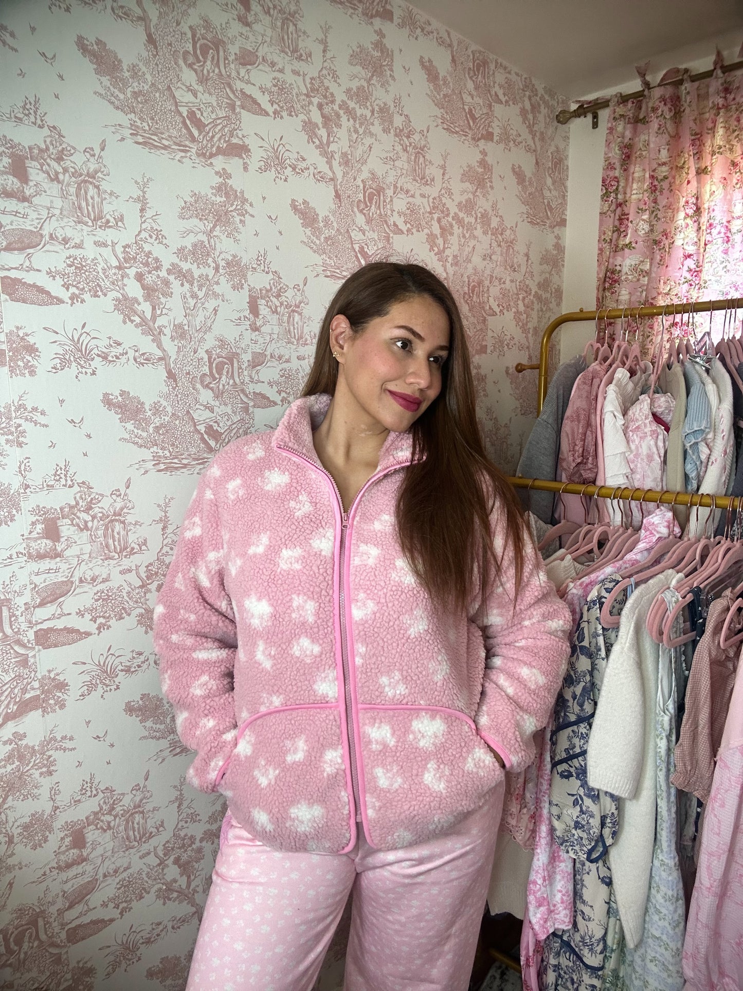 Dulce Primavera Happy Camp3r Pink Jacket