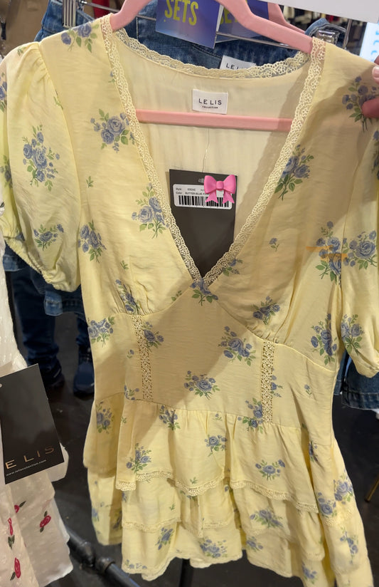 Butter Yellow Dress January