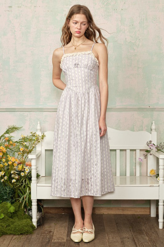 Matilda Lilac Stripe Dress