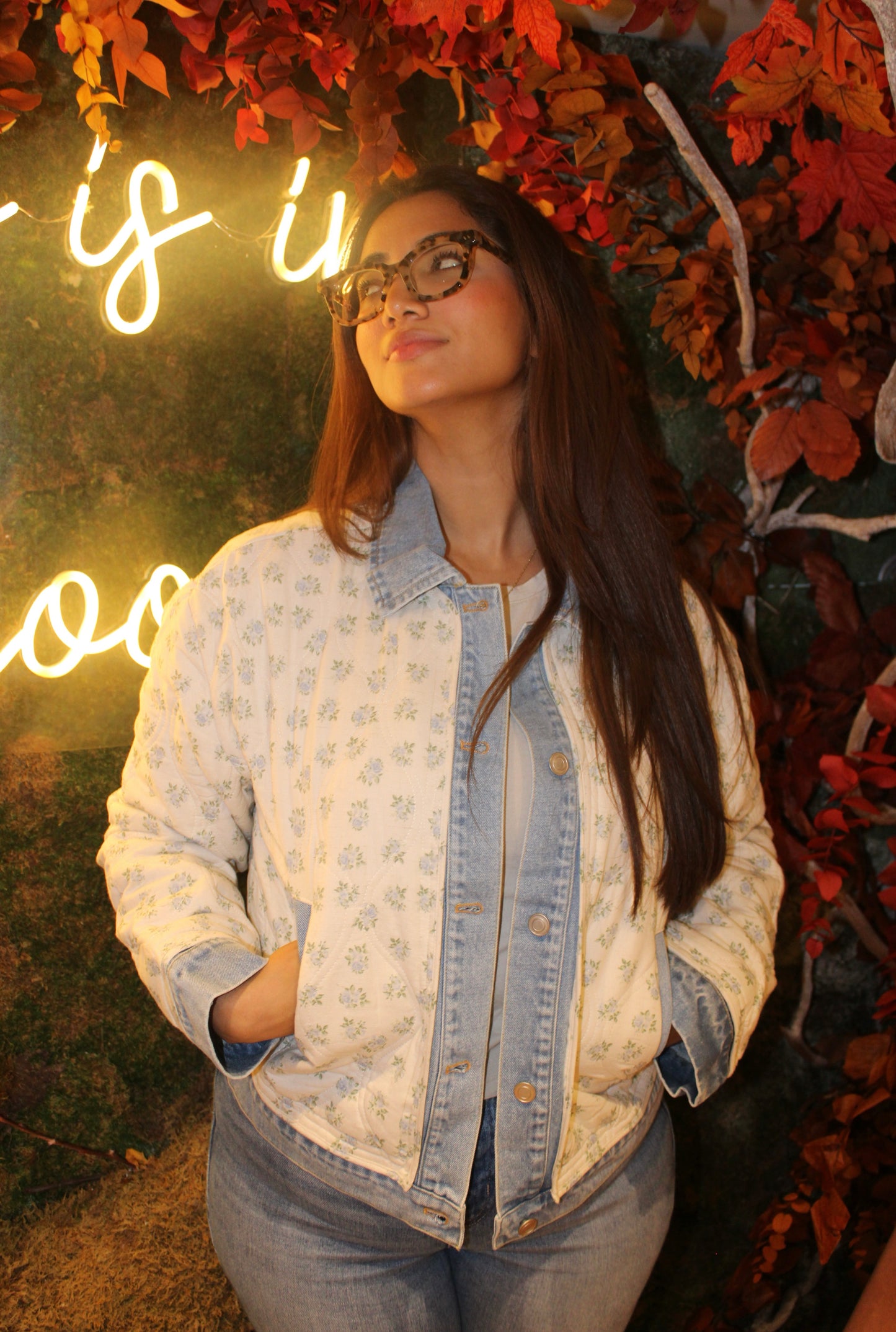 Mariam’s City Quilted Denim Jacket
