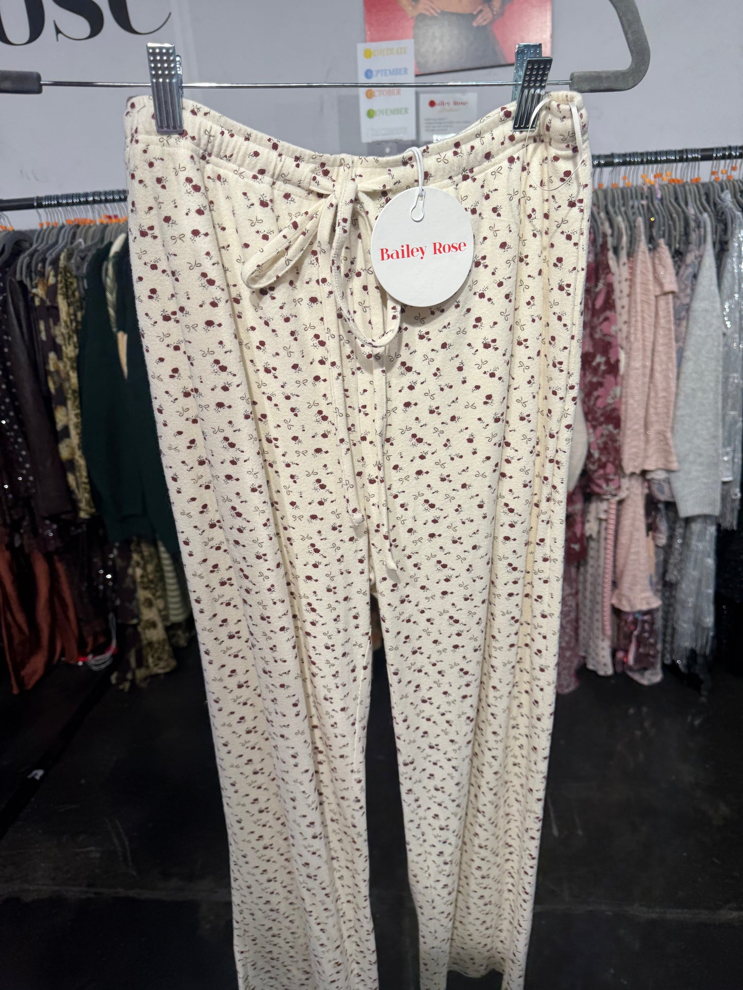 Cream Dainty Pants December