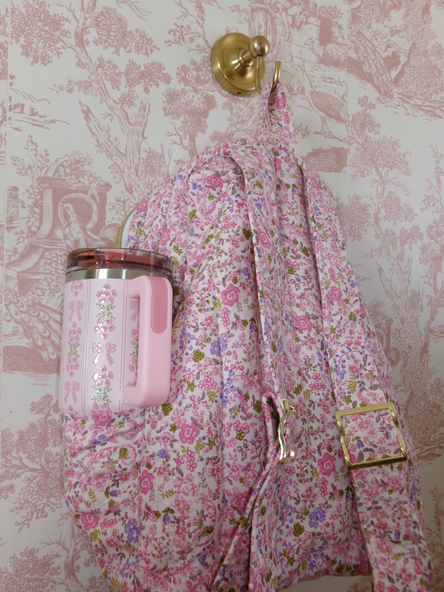 The Nutcracker Floral Pink Backpack