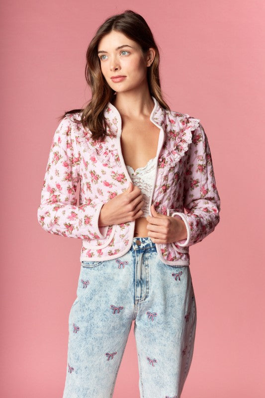 Mon Chéri Quilted Cotton Jacket