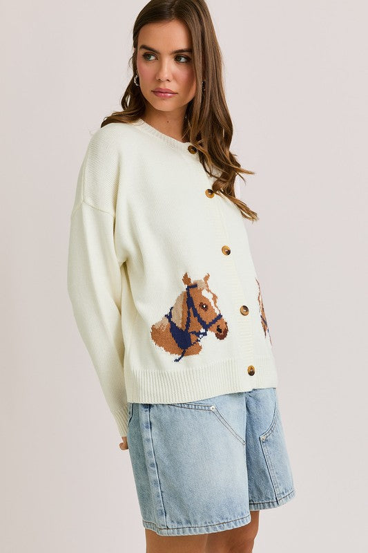 My little pony cotton oversized cardigan