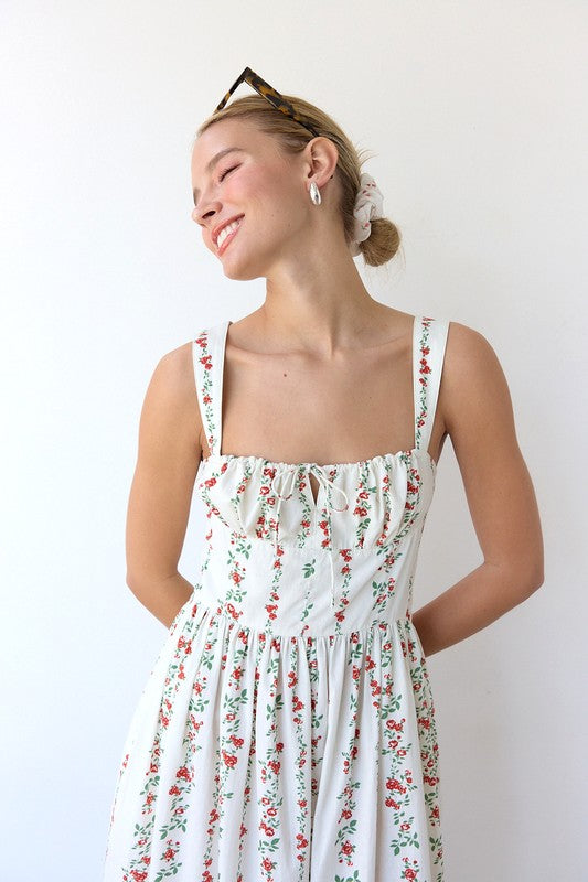 Mia Cara Floral Cotton Dress