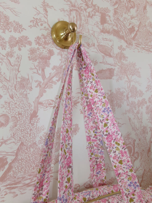 Swam Lake Floral Duffel Bag