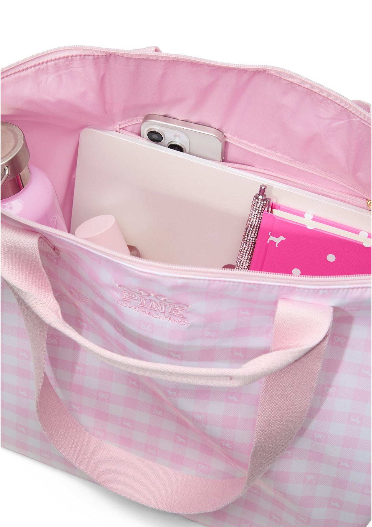 Love Shack Fancy X Pink Large Tote Freebie For Orders $300+