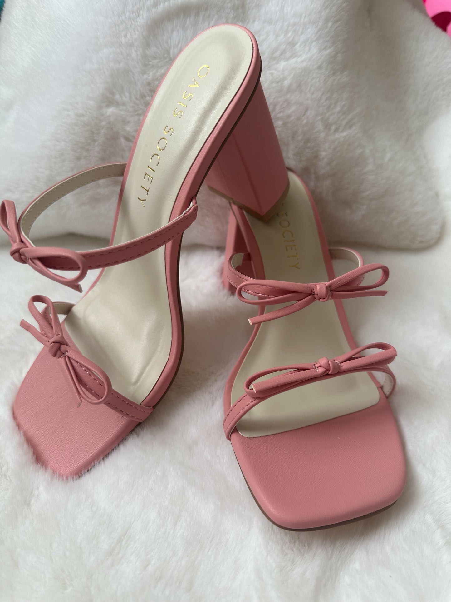 The Bow Fairy Square Heels
