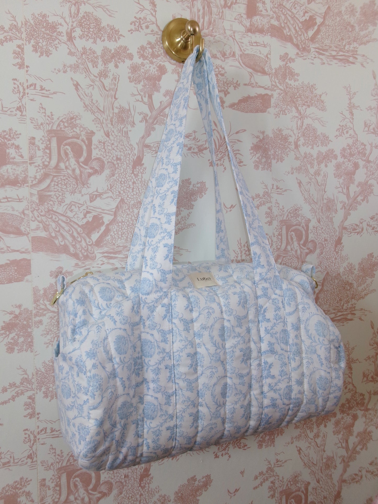 The Sleeping Beauty Blue Duffel Bag