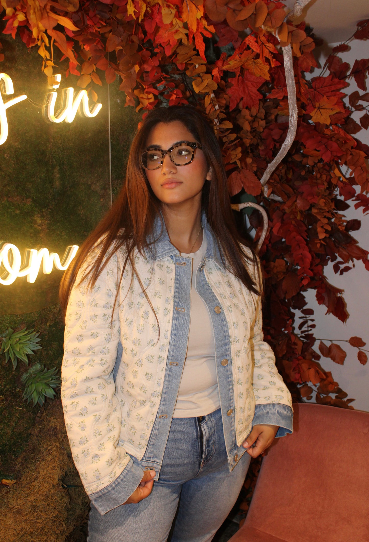 Mariam’s City Quilted Denim Jacket
