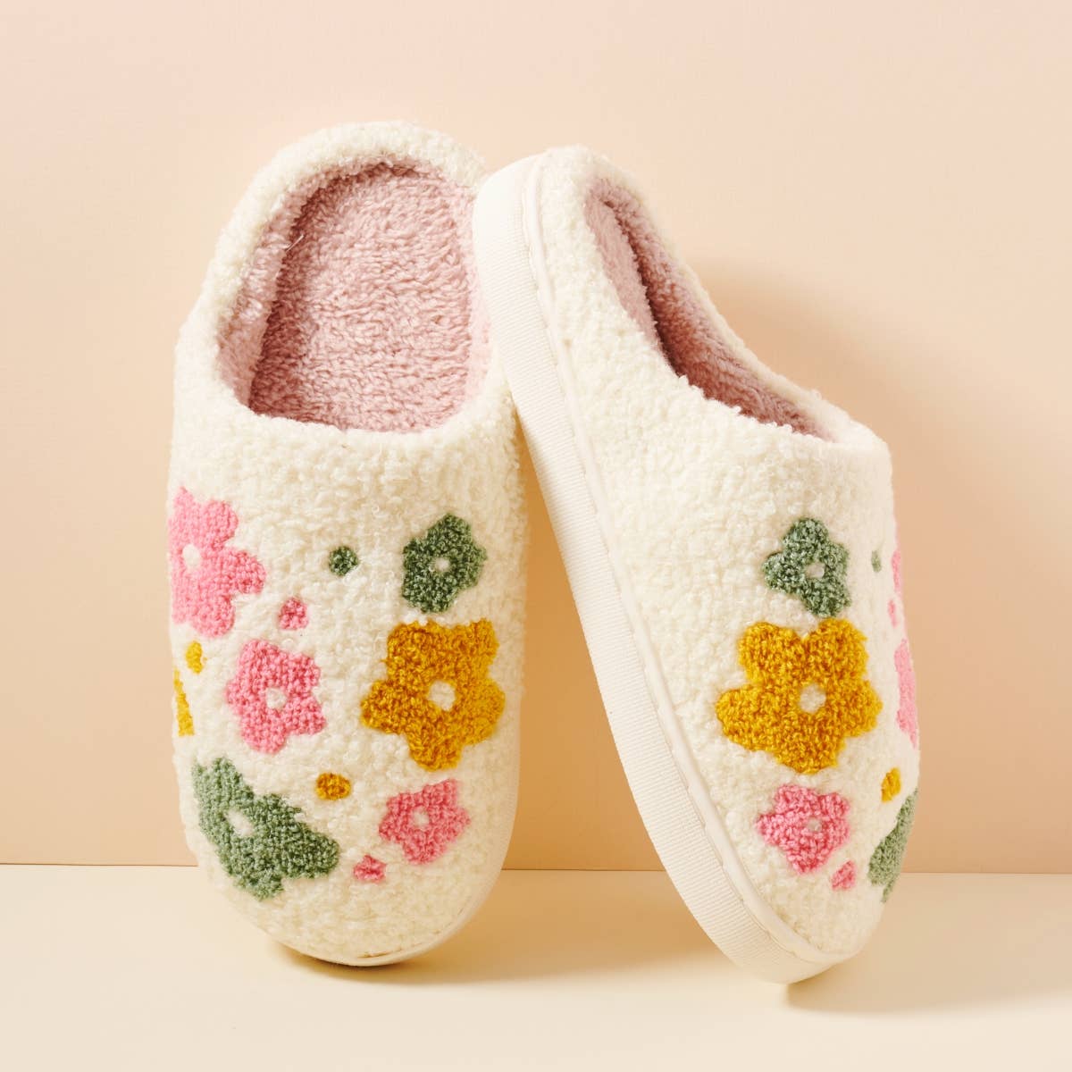 Cozy Daisy Multi Floral Home Slippers
