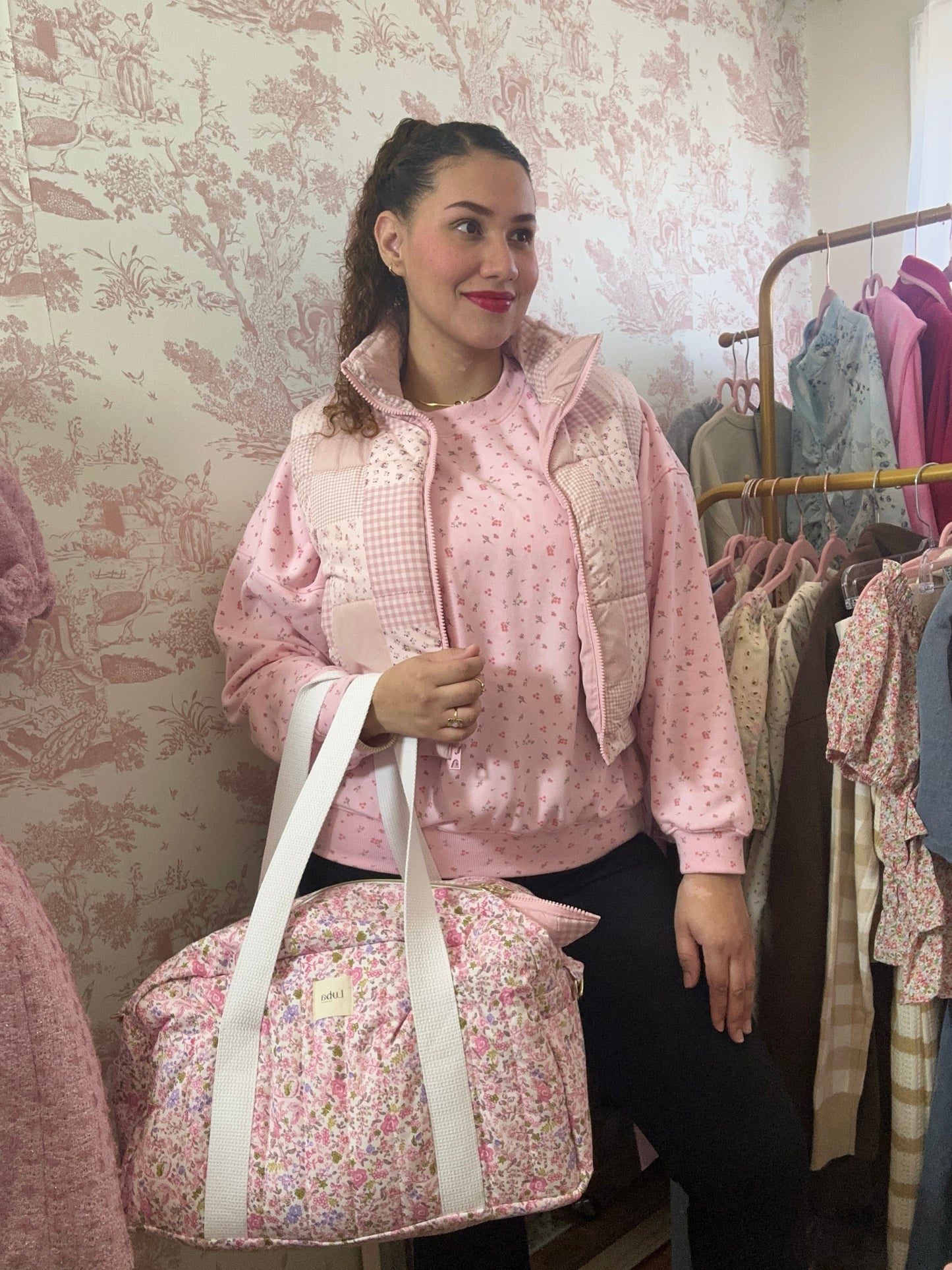 The Rite Of Spring Floral Weekender Bag